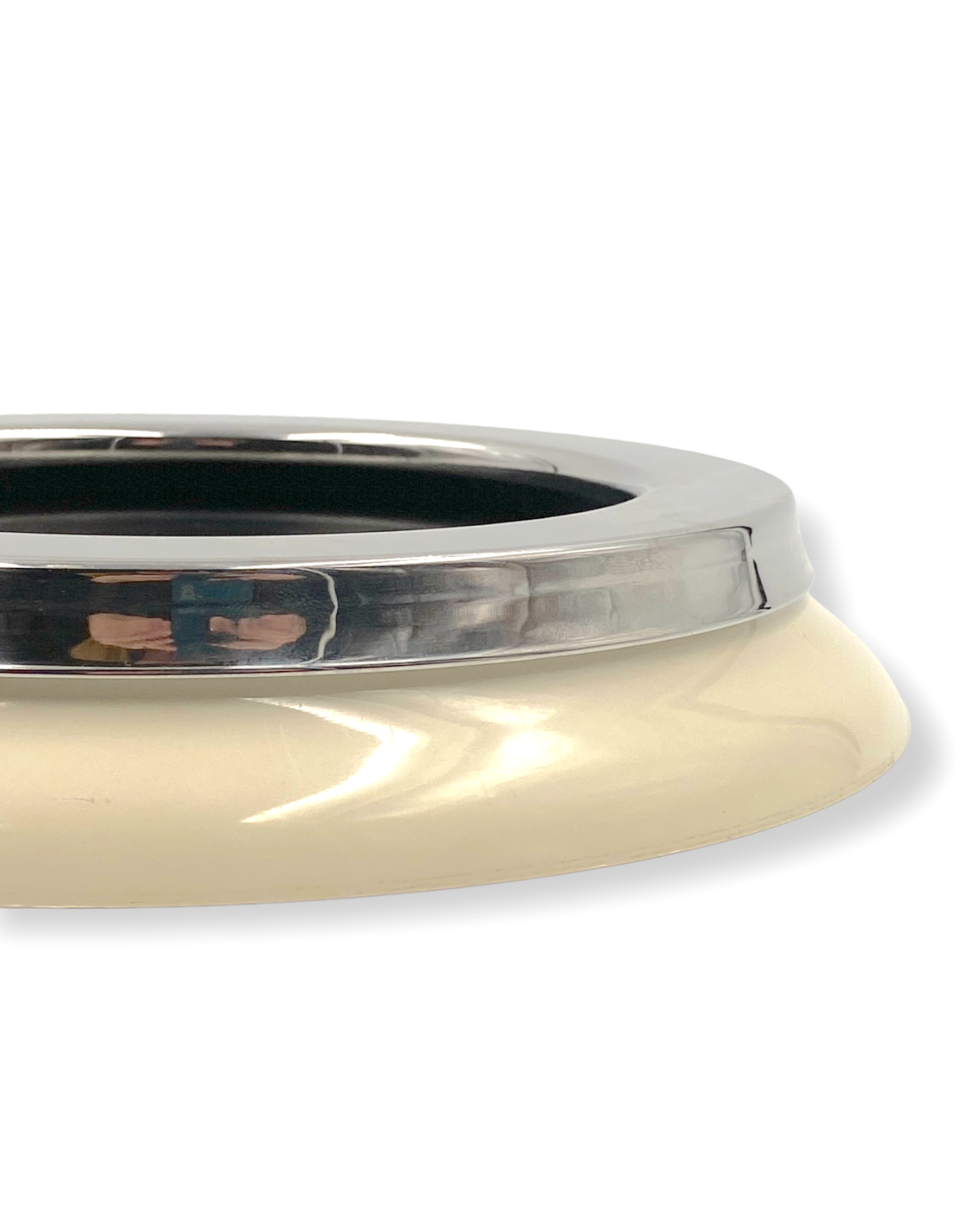 Sergio Asti, mod.4635 white ashtray / catchall, Kartell Italy 1967