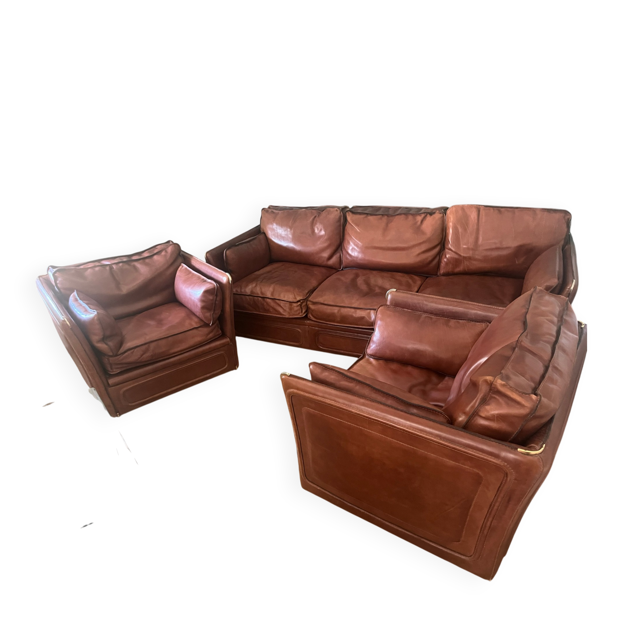 Roche Bobois leather sofa