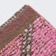 Tapis herki runner rose et marron 3x10, 307x88cm
