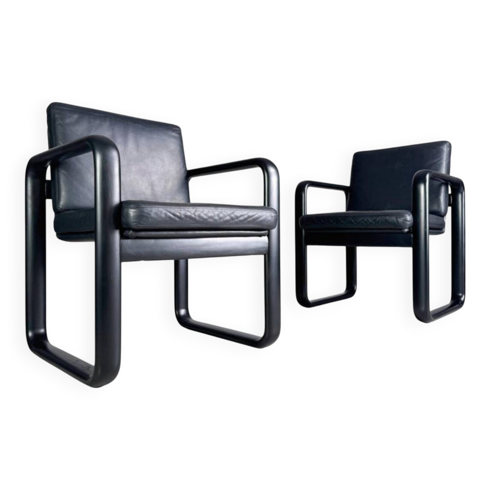 Pair of "Hombre" armchairs by Burkhard Vogtherr for Rosenthal