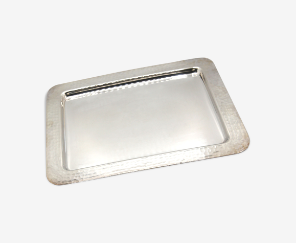 Pocket tray in hammered silver metal Christian Dior