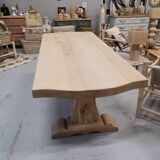 Solid oak monastery table