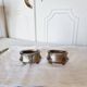 2 Antique Salt Shakers or Cups for Salt and Pepper Shakers Silver Plated Art Deco Metal