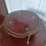 Mahogany two tier dumbwaiter table