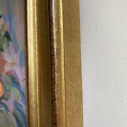 Antique painting, Still life with wild flowers, signed, 20th century