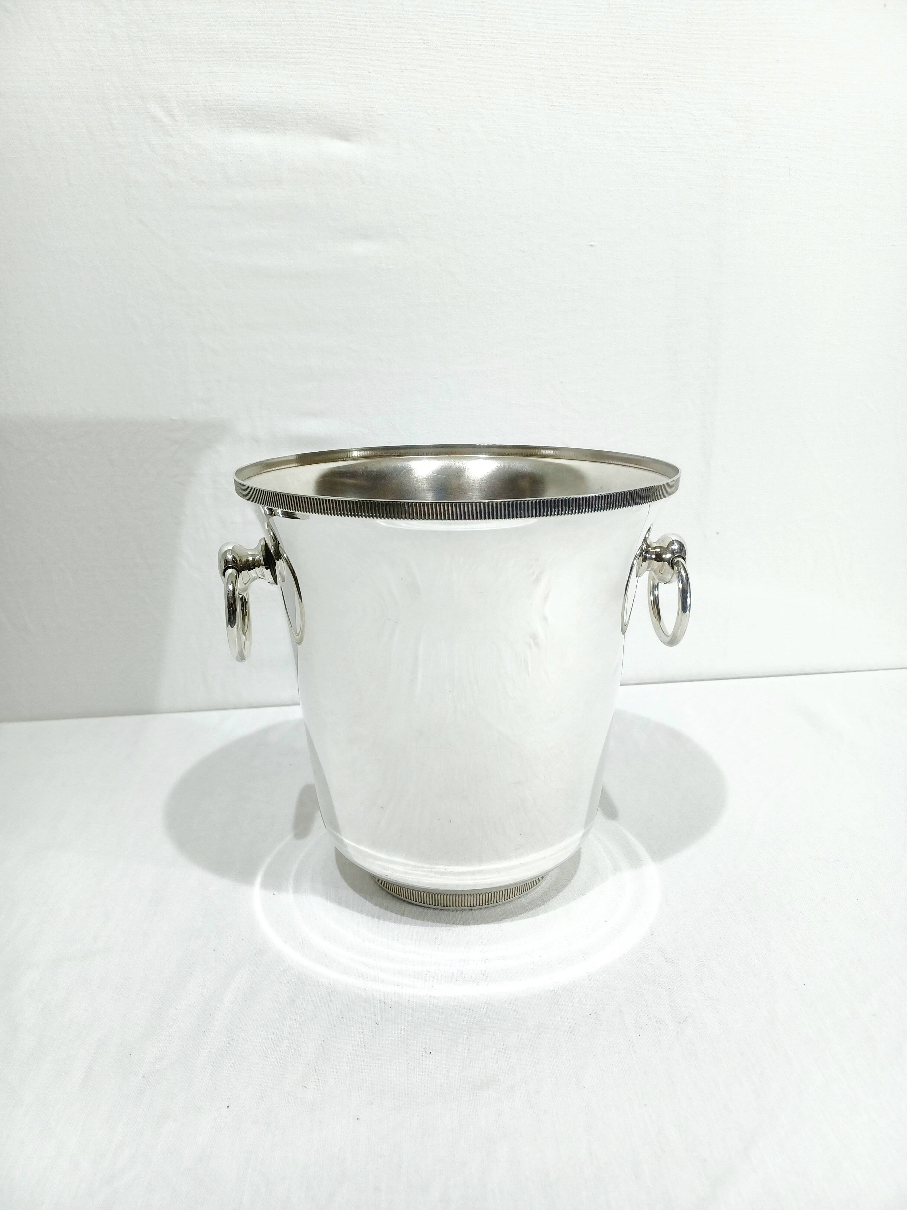 Silver-plated champagne bucket