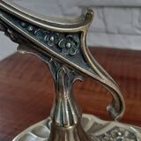 Art deco and bronze lamp