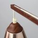 Uno & Östen Kristiansson for Luxus Vittsjö — Teak & Copper Wall Lamp, Sweden, 1960s