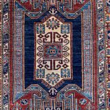 Afghan wool sevan kazak rug 185x143 cm chobi