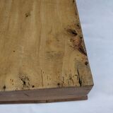 Sandblasted wood chest