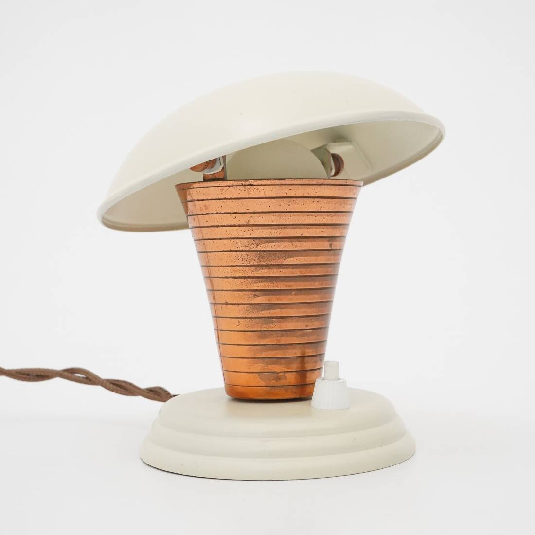 Bedside lamp with adjustable lampshade, 1930s