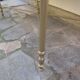 Hollywood Regency side table, marble top