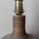 Lamp base in stoneware, handcrafted, bohemian Scandinavian style.