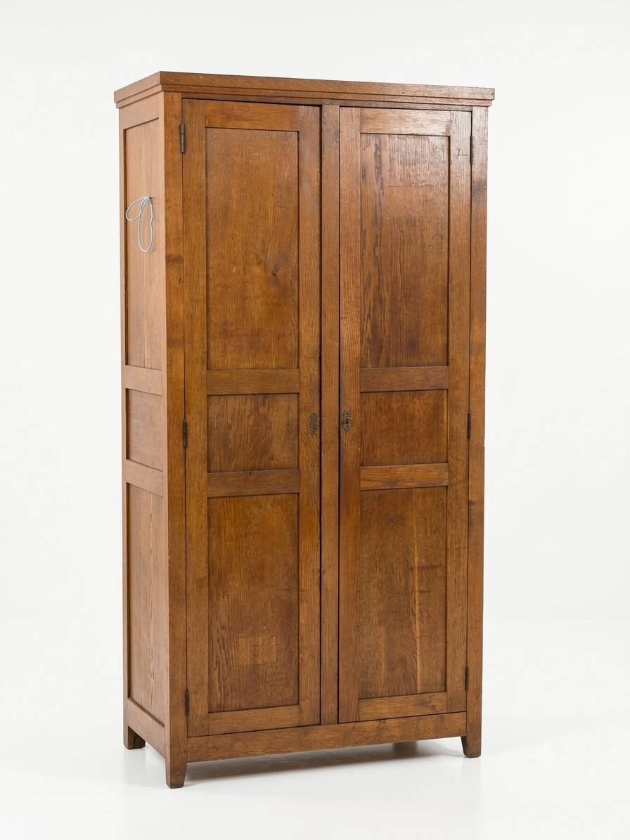 Armoire parisienne ancienne en chêne