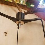 Three-light waterfall chandelier