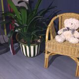 Child rattan armchair