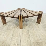 Set of two modular/side tables, Dittman, oak, Netherlands, 1970s.