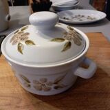 Saint Amand earthenware dishes and tureen set