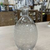 Engraved crystal decanter