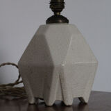 Cracked ceramic lamp art deco 1920