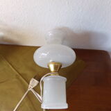 Glass bedside lamp