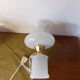 Glass bedside lamp