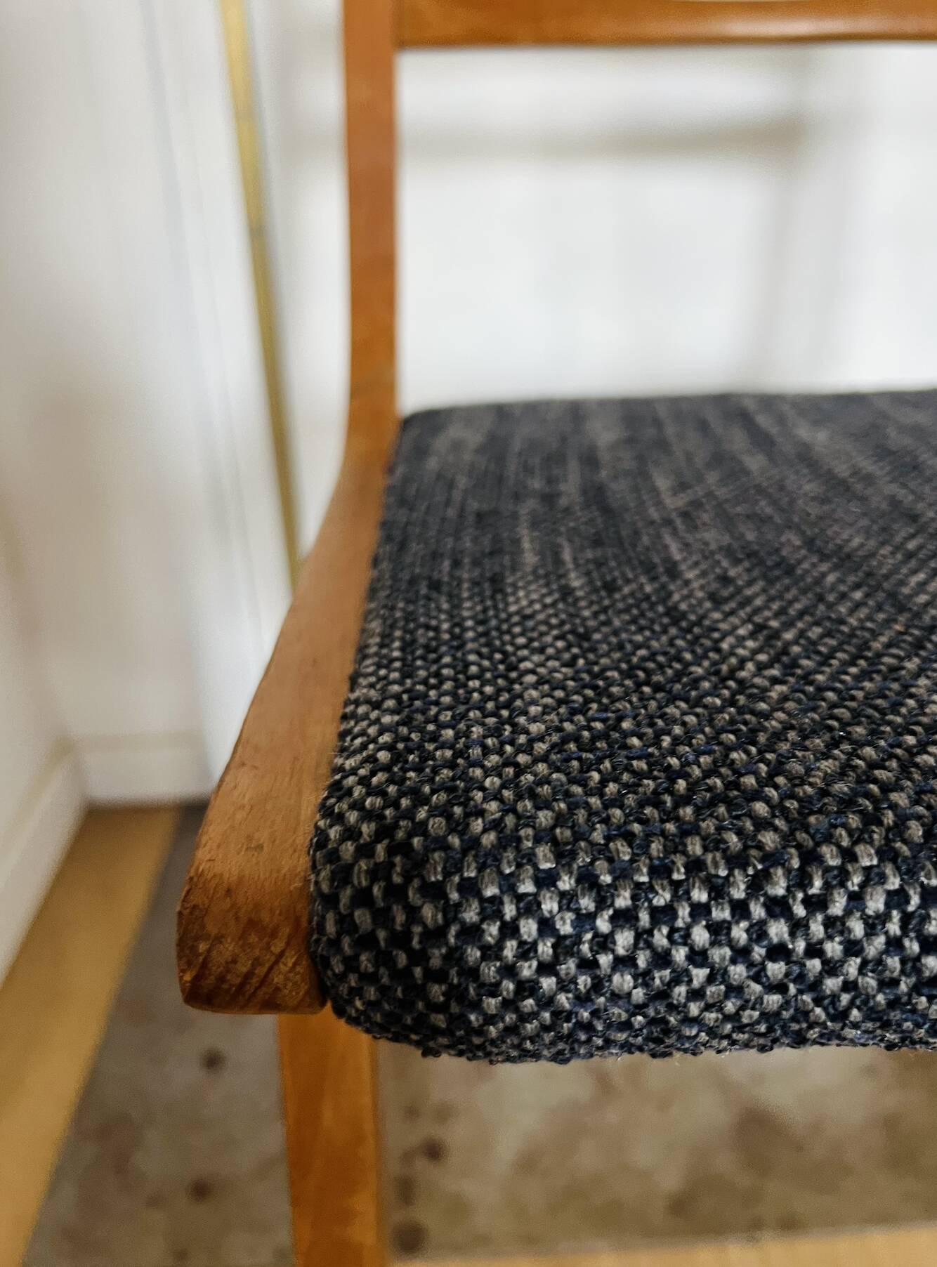 (Lot) 3 Compass Leg Chairs 1960s Scandinavian