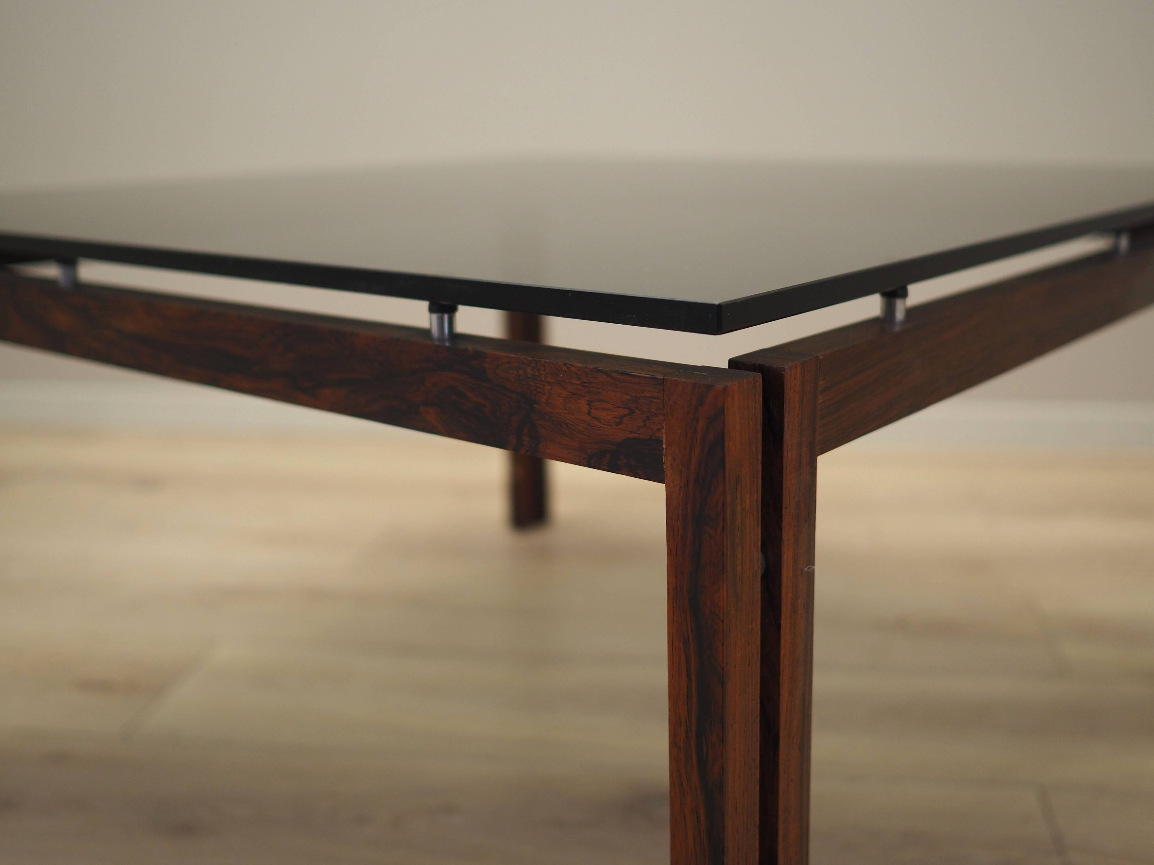 Rosewood coffee table, Danish design, 1970s, production: Denmark