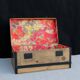 Wooden travel trunk