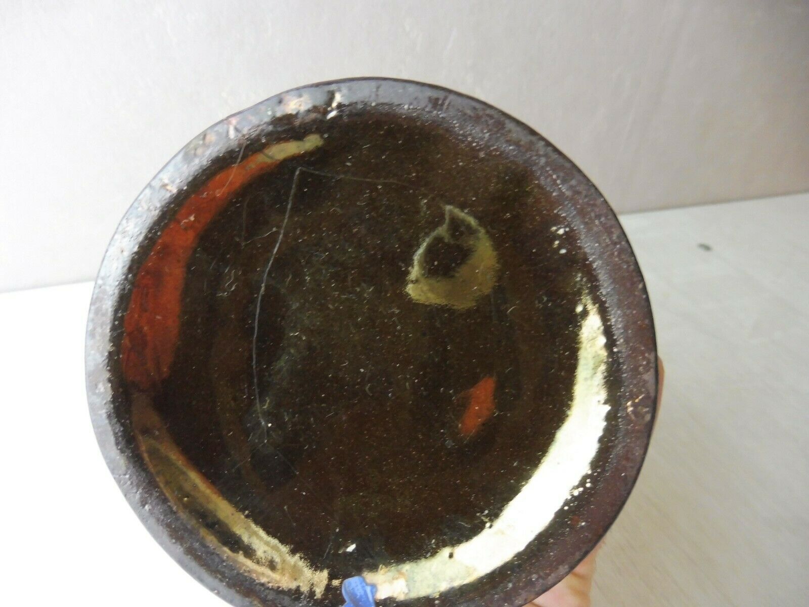 Decanter decoration relief, in jersey ceramic, nineteenth