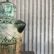 XXL (40-80cm) ceramic chess set by Maria Kenarova