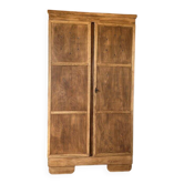 Armoire penderie ancienne en sapin