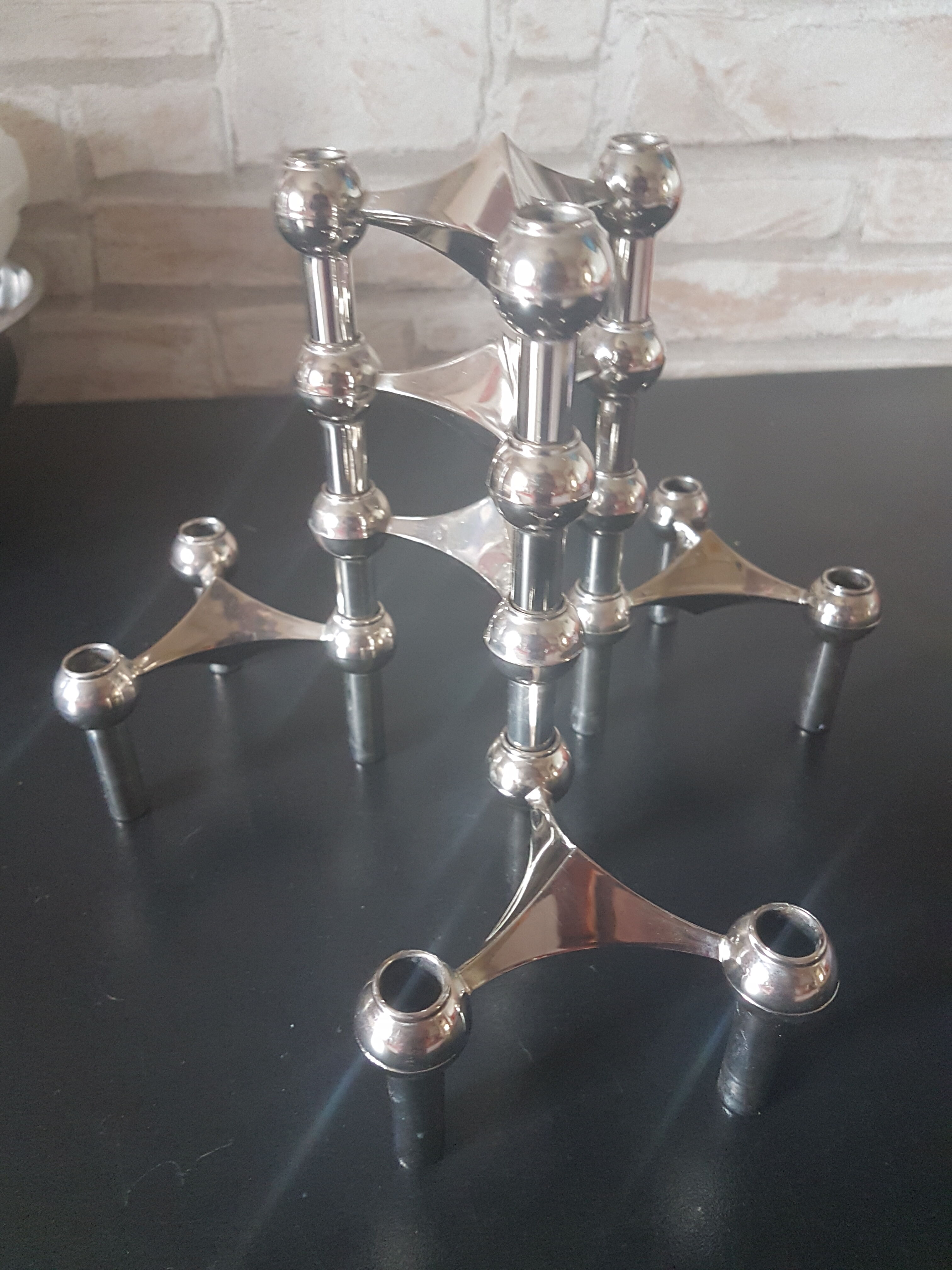 6 candlesticks Nagel design Stoffi