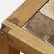 Coffee table by Pierre Chapo in solid elm and ceramic – circa 1960