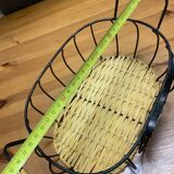 Apple decorative wicker iron basket 🍎