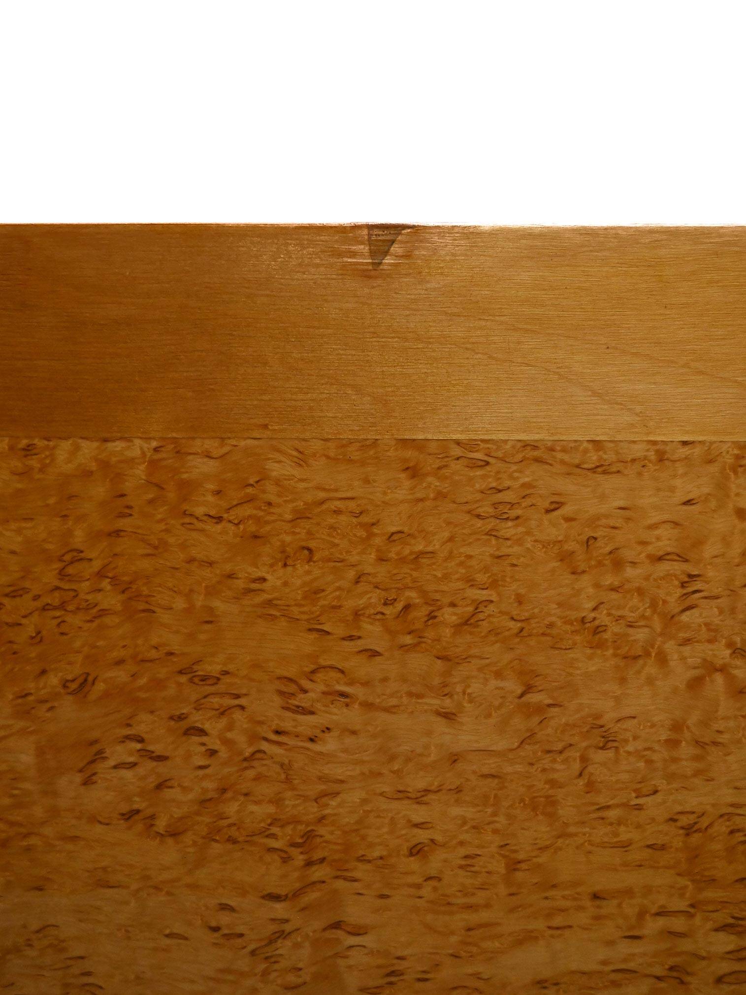 Vintage Scandinavian birch table by Skaraborgs