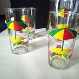 Orange service Screen-printed décor