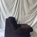 Corduroy fireside chair, 1970s