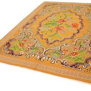 Handmade Vintage Moldovan Yellow Kilim 200 cm x 300 cm