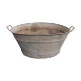 Bassine zinc ovale 65 litres
