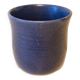 Handmade blue teacup