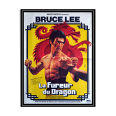 Original movie poster "The Fury of the Dragon" Bruce Lee