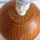 Big Vintage IKEA Table Lamp: Scandinavian Postmodern Design, Solid Wood Bas