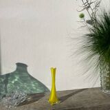 Murano yellow glass soliflore vase, 1960