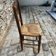Chaise en paille