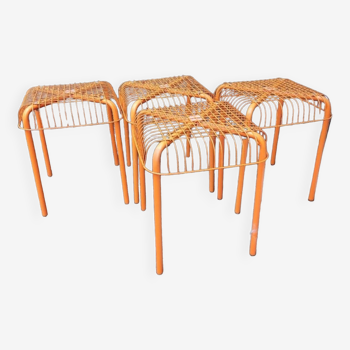 Ikea orange stools Vasteron model