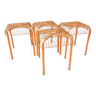 Ikea orange stools Vasteron model