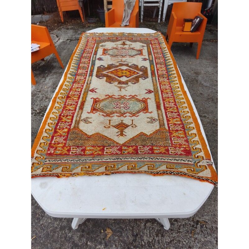 Moroccan wool rug
