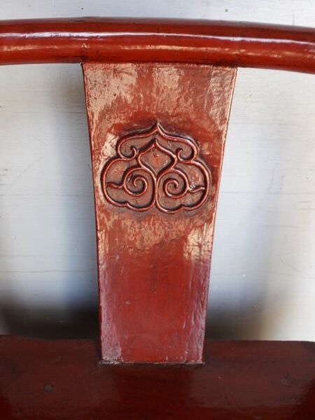 Chinese armchair / Asian solid wood 18th century