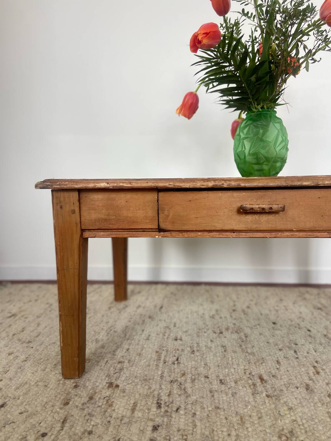 Vintage wooden coffee table